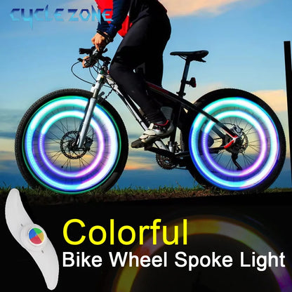 Colorful Bike Wheel Spoke Light | LED MTB Tire Flash Lights | Warning Cycling Lamp for Balance Bicycle