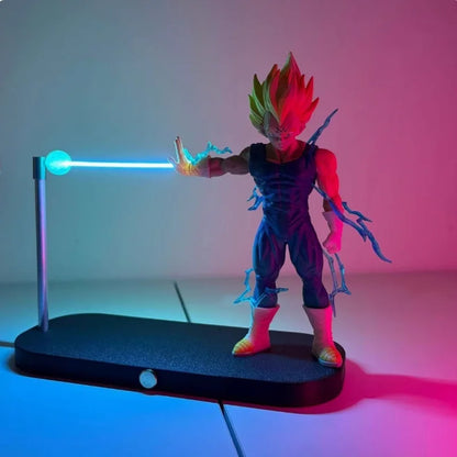 Rechargeable Dragon Ball Gogeta Lamp – Son Goku Kakarotto Kamehameha Wave Magnetic Anime Light