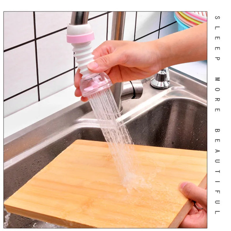 Telescopic Water Saver Tap Filter – Kitchen & Bathroom Faucet Sprinkler Extender Accessory