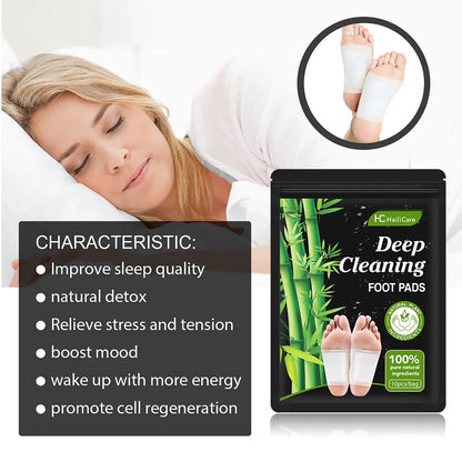 10PCS Herbal Detox Foot Patches – Stress Relief & Deep Sleep Aid | Natural Foot Care & Body Cleanse