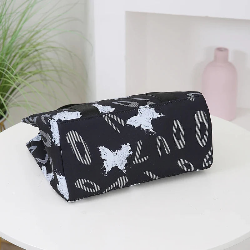 Insulated Commuter Lunch Bag with Storage Pouch — Portable Handbag for Office, Thermal Food Carrier with Meal Box Included