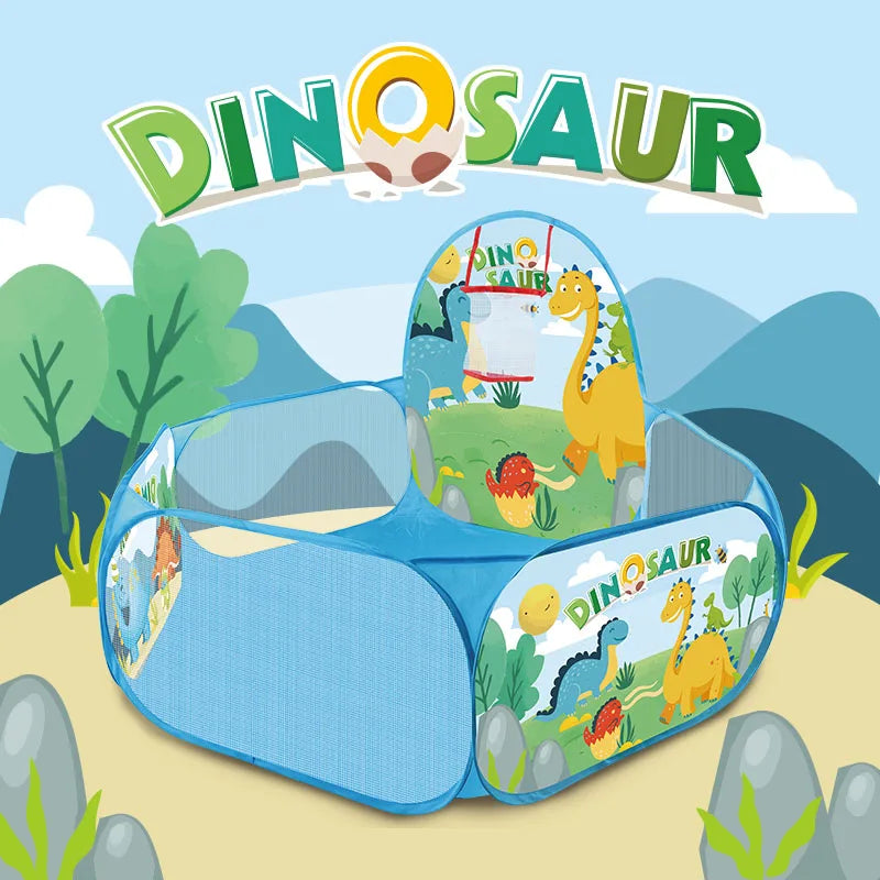 Foldable Kids Play Tent - Large Pop-Up Ball Pool Toy Enclosure for Indoor & Beach Fun