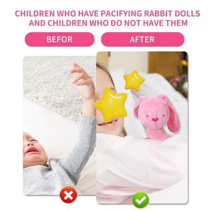 Cute Cartoon Plush Rabbit Doll – Kids Toy, Birthday Gift, Baby Stroller Sleeping Partner & Crib Tent Decor Ornament