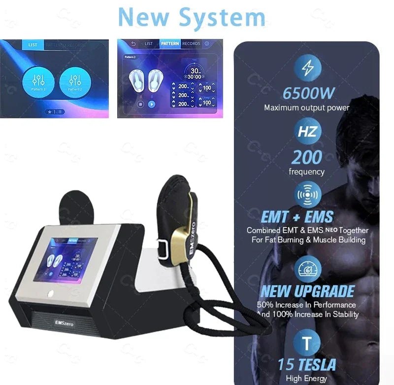 Professional Emsone Neo RF Body Slim Machine EMS Fat Burning Muscle Toning Equipment Upgrade Nova EMSzero