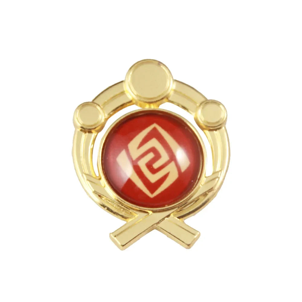 Genshin Impact Sumeru Vision Brooch Pins - Tighnari Collei Dori Nilou Element Badge Cosplay Lapel