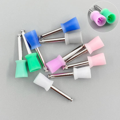 WELLCK Dental Silicone Grinding Heads – 12/10pcs Teeth Polisher for Low-Speed Dental Tools & Lab Use