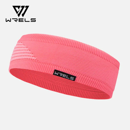 WRELS Wide Sweatband – No-Slip Moisture Wicking Headband for Men & Women, Yoga & Workout Fitness Training
