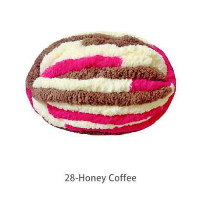 250g Extra Thick Ice Chenille Yarn Ball for Hand Knitting – Soft DIY Blanket, Cushion, Scarf & Pet Bed Yarn for Craft Projects