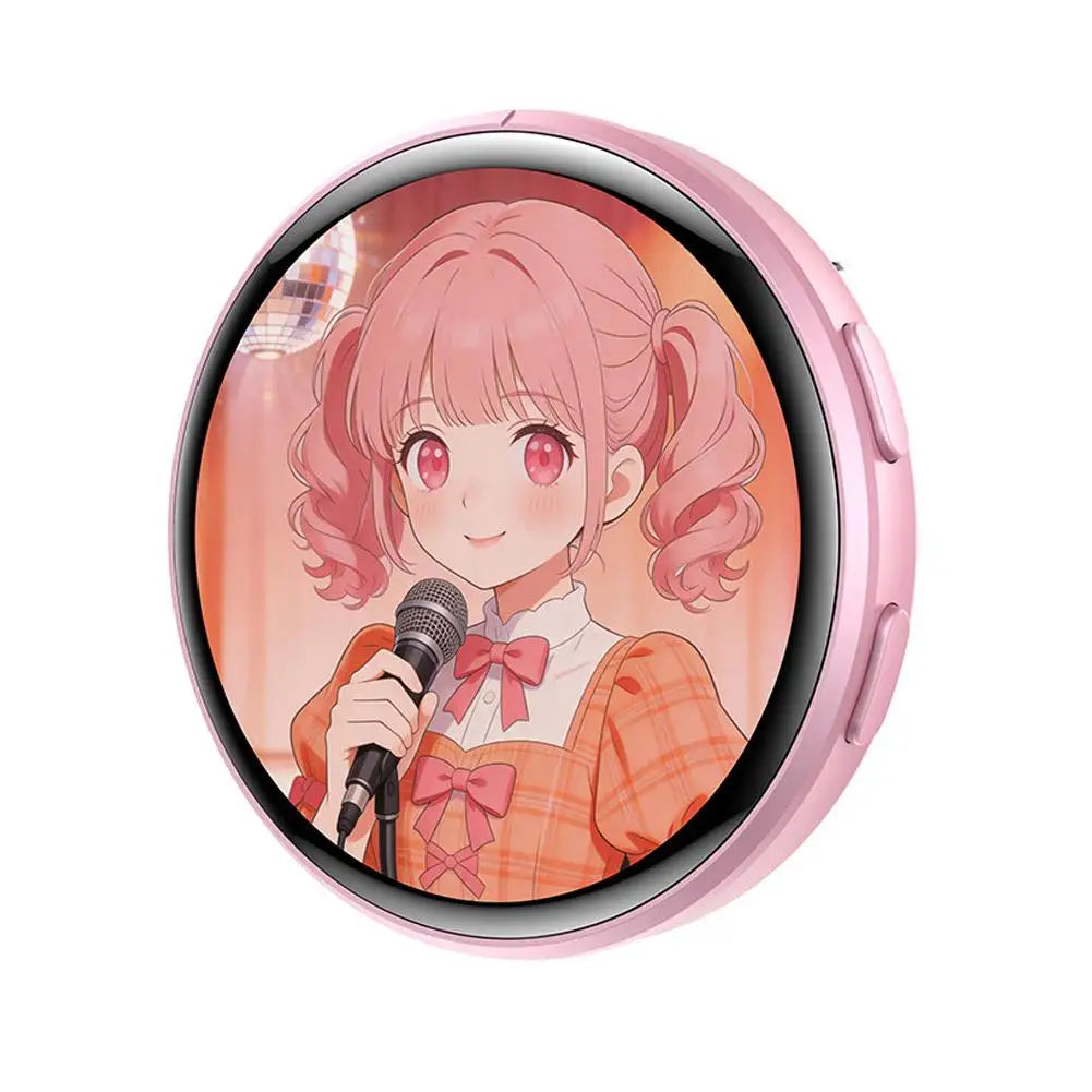 Anime Digital Badge Pin - HD Touchscreen Photo & Video Display E-Badge for Cosplay, Parties & Fandoms
