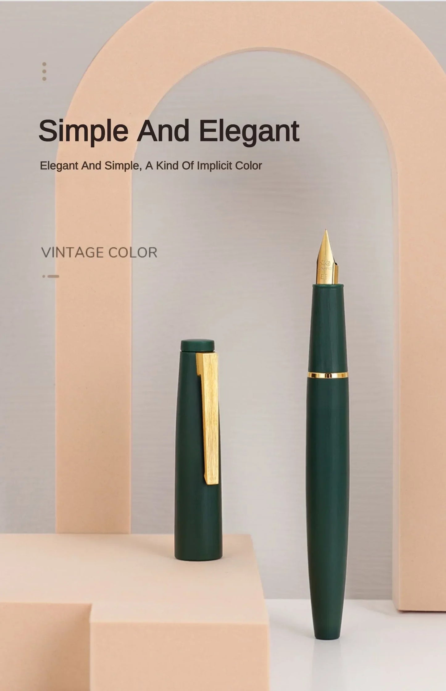 Jinhao 80 Fountain Pen — EF 0.30mm Nib, All-Color Ink Pen for Business, Office, and School Stationery Supplies