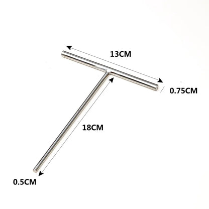 French Crepe Spreader - Stainless Steel Pancake Batter Spreading Tool for Bakery Kitchen