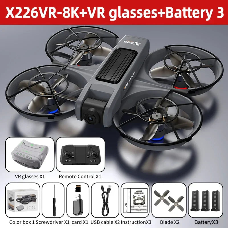 Xiaomi Drone X226/X226VR 8K HD Wide-Angle Camera WiFi FPV Foldable Quadcopter with Large Screen