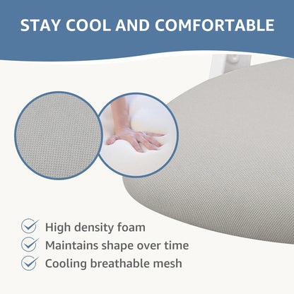 Mesh Ergonomic Office Chair – Adjustable Headrest, Flip-Up Arms, Comfortable Lumbar Support for Home & Office
