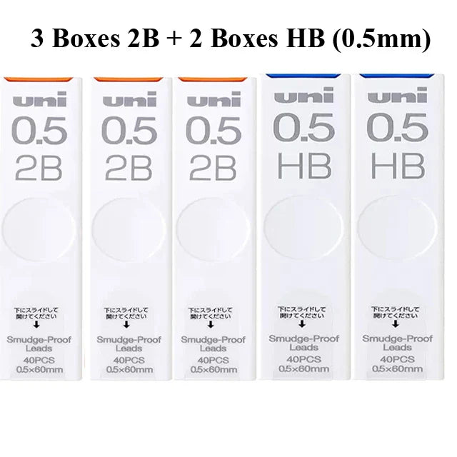 UNI KURU TOGA M5-452 Mechanical Pencil 0.5mm – Rotating Lead Automatic Pencil for Continuous Writing & Sketching