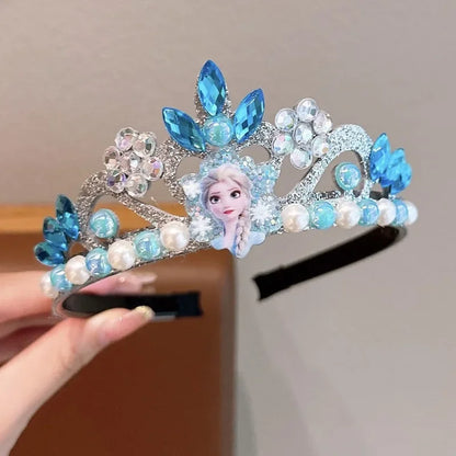 Kawaii Anime Frozen Sanrio Princess Crown - Elsa Headdress Jewelry for Girls & Baby - Party Decoration & Gift Accessory