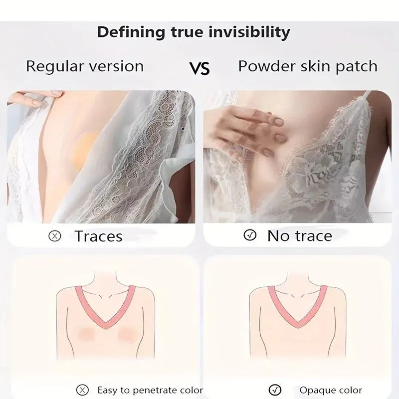 Reusable Silicone Nipple Covers – Invisible Adhesive Breast Petals for Strapless & Backless Wear