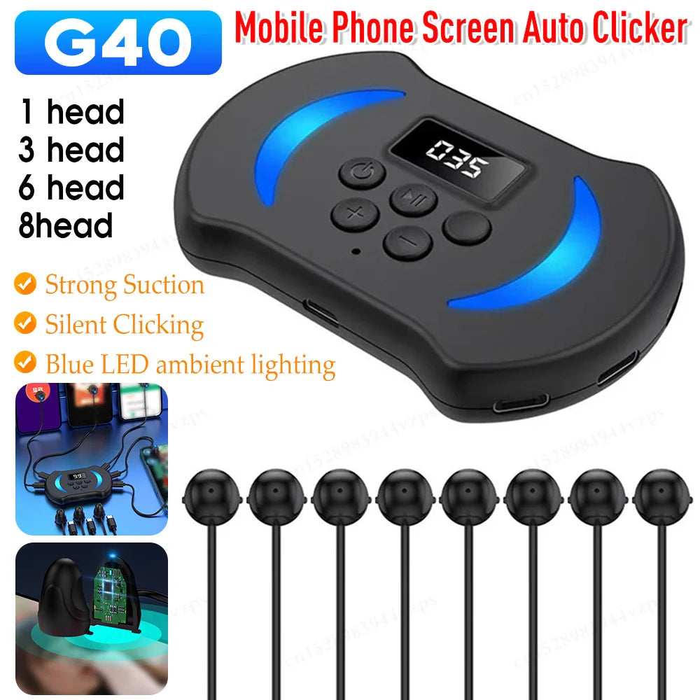 Mobile Phone Screen Auto Clicker – Silent Touch Tool for Fast Screen Tapping, Live Broadcast Assistance Device