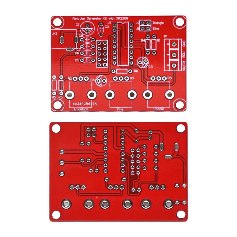 XR2206 Signal Generator DIY Kit – High Precision Sine, Triangle, Square Wave Output (1Hz–1MHz Adjustable)