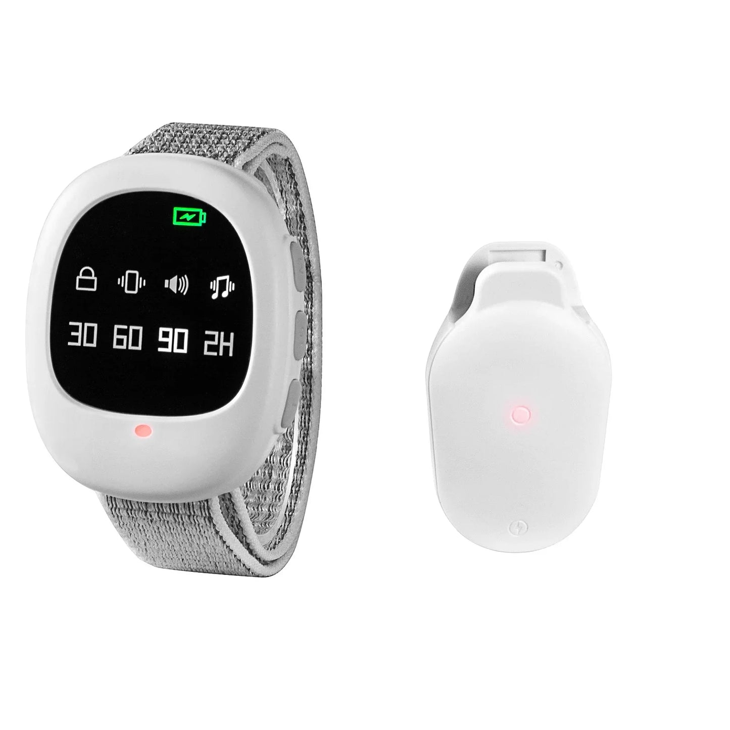 40M Wireless Bedwetting Alarm with Wristband - Enuresis Sensor for Kids & Adults, Potty Training & Elder Care