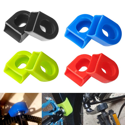 Bicycle Silicone Crank Cover Protector – Pedal Crankset Sleeve, Protective Case for Mountain & Road Bikes, MTB Accessories