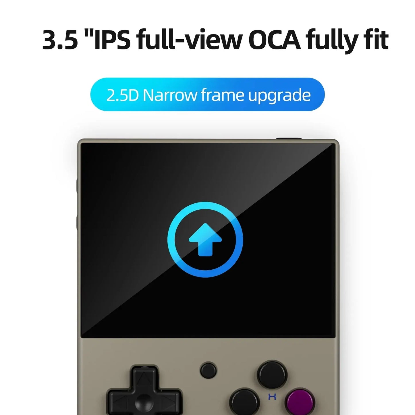Discover Gaming Nostalgia with MIYOO Mini Plus Portable Retro Handheld Game Console V2 - 3.5 Inch IPS Screen Classic Video Game Console with Linux System