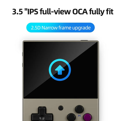 Discover Gaming Nostalgia with MIYOO Mini Plus Portable Retro Handheld Game Console V2 - 3.5 Inch IPS Screen Classic Video Game Console with Linux System