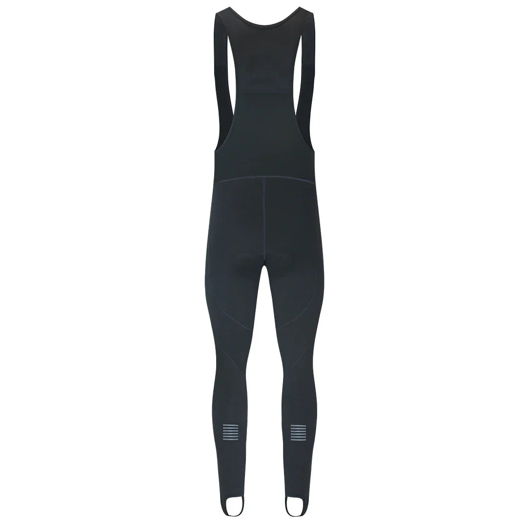 YKYWBIKE Men's Thermal Fleece Cycling Bib Tights – Warm Road Bike Pants for 5-15°C Riding
