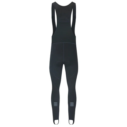 YKYWBIKE Men's Thermal Fleece Cycling Bib Tights – Warm Road Bike Pants for 5-15°C Riding