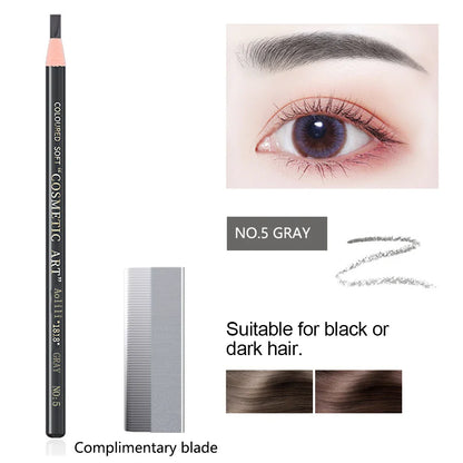 Tear-Off Pull Line Eyebrow Pencil – No Sharpening, Natural Color, Sweat & Smudge Proof Eyebrow Pencil