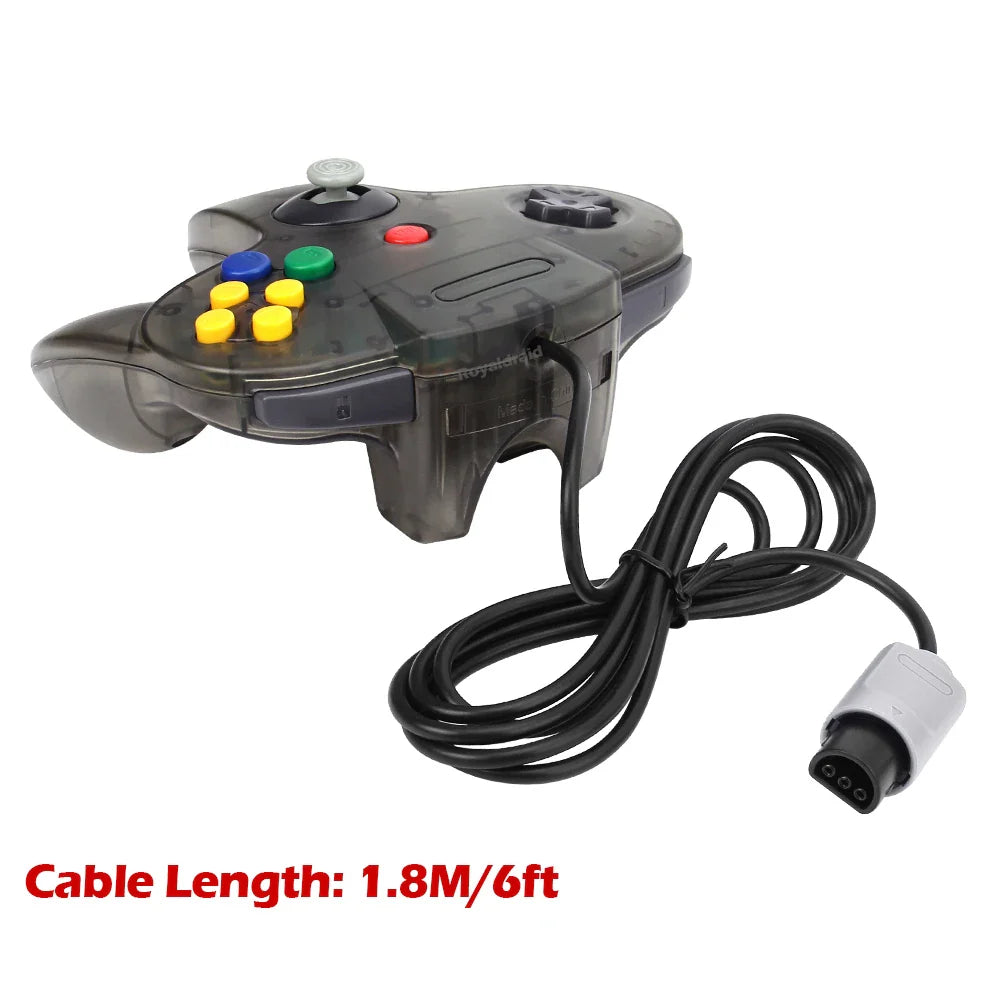 2PCS Wired Gamepad for N64 – Classic Retro Joystick Controllers for Nintendo 64 Gaming Accessories