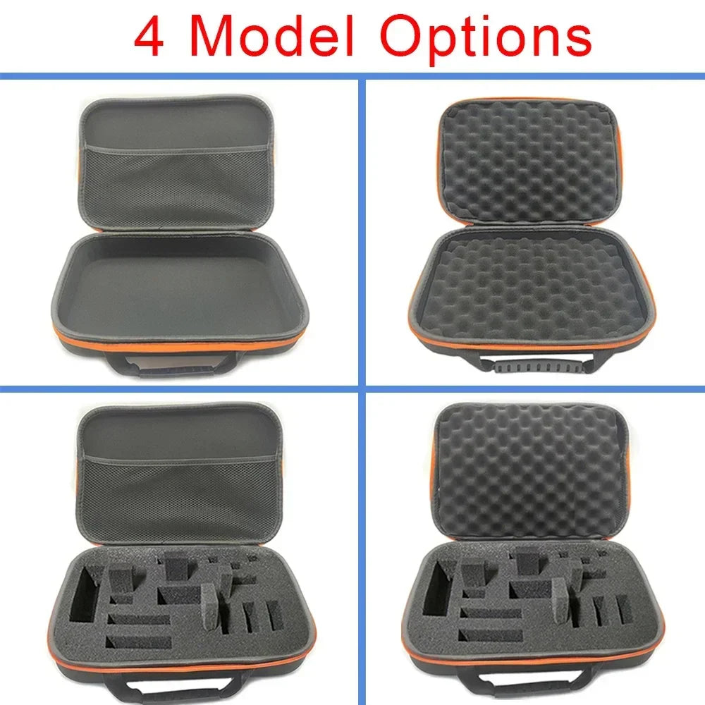 DIY Foam Hard Carry Case Storage Bag – Shockproof Travel Zipper Organizer for Camera & Outdoor Tool Accessories