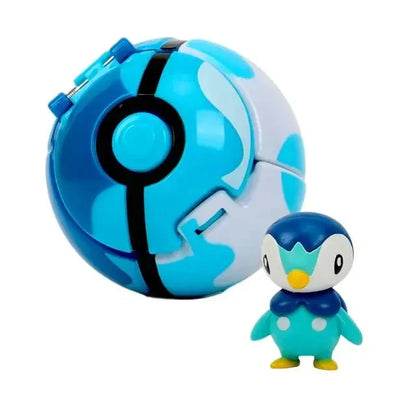 Pokemon Pokeball Figurine — Anime Action Figures including Pikachu & Charizard, Kids Collectible Toy Gift