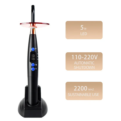Dental Curing Light LED – Cordless Orthodontic Wireless Composite Cure Lamp for Dentistry