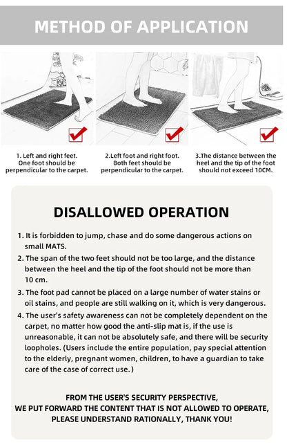 Multi-Purpose Sponge Water Absorption Mat — Anti-Skid, Moisture-Absorbing, Machine-Washable Carpet for Kitchen & Bathroom