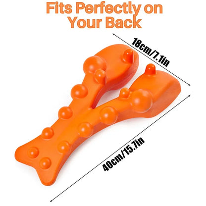 Trapezius Trigger Point Massager: Neck and Shoulder Pain Relief - Hunchback Corrector for Upper Back Pain & Tension Headache Relief