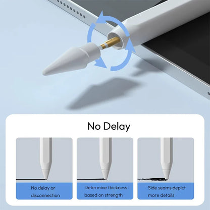 Replacement Tips for Apple Pencil 1st/2nd Gen – Upgraded Durable Nibs for iPad Pro Pencil