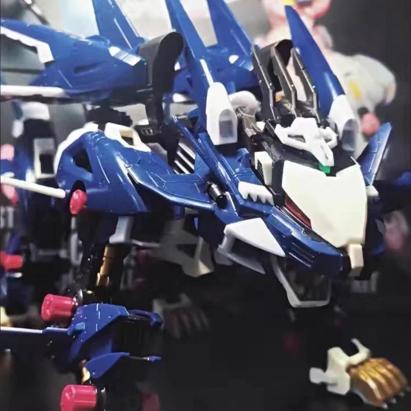 BT Building Blocks ZOIDS RZ-041 Liger ZERO Jager — 1:72 Scale Full Action Plastic Model Kit, Assemble Toy, Christmas Gift for Children