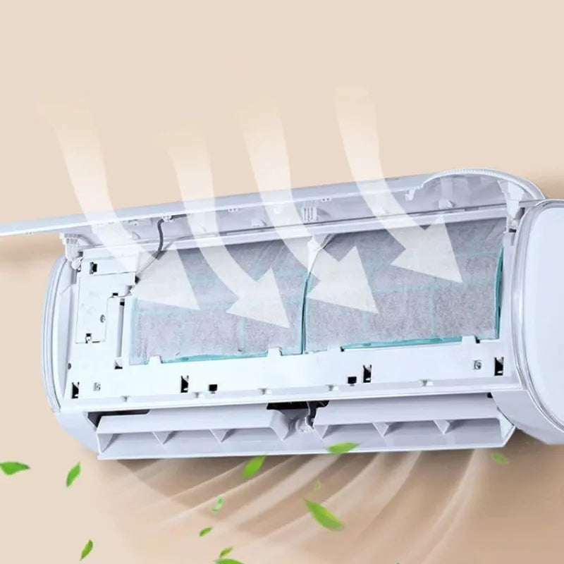 10/2PCS Anti-Dust Air Condition Outlet Filter Mesh - Household Air Conditioner Cleaning Filter