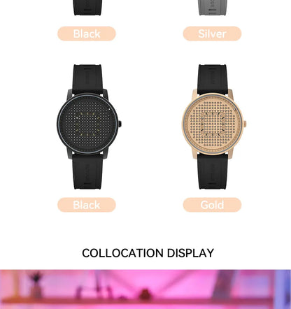 EUTOUR 2025 Magnetic Quartz Casual Watch – Simple Silicone Strap, Unisex Men’s Fashion Watch