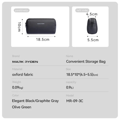 MarkRyden Portable Large Capacity Travel Toiletries Bag – Durable & Spacious Organizer