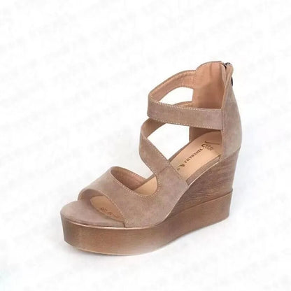 Women’s 2024 Platform Sandals – Open Toe Muffin Sole High Heel Fish Mouth Autumn Shoes