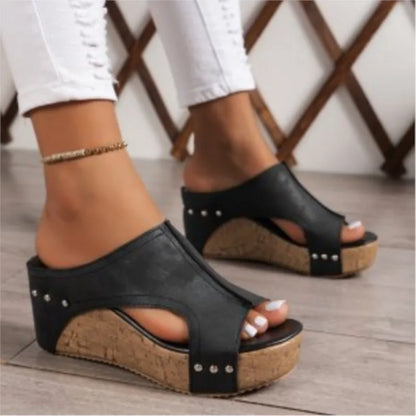 Women’s Summer Sandals – Soft Slide Wedges & Platform Heels, Comfortable Casual Footwear