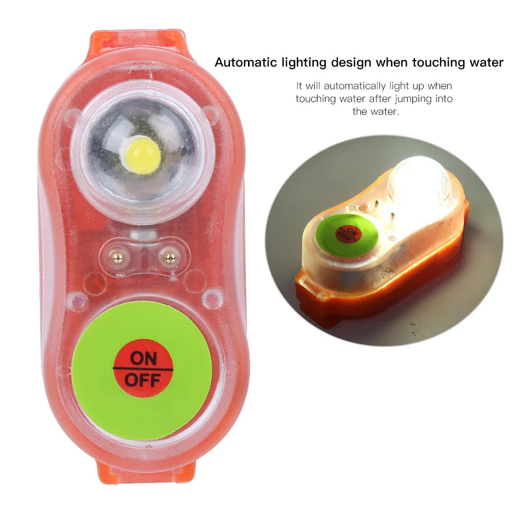 LED Lithium Seawater Life Jacket Light – Self-Lighting, 30g Life-saving Light for Adults & Children, Outdoor Life Vest Accessory