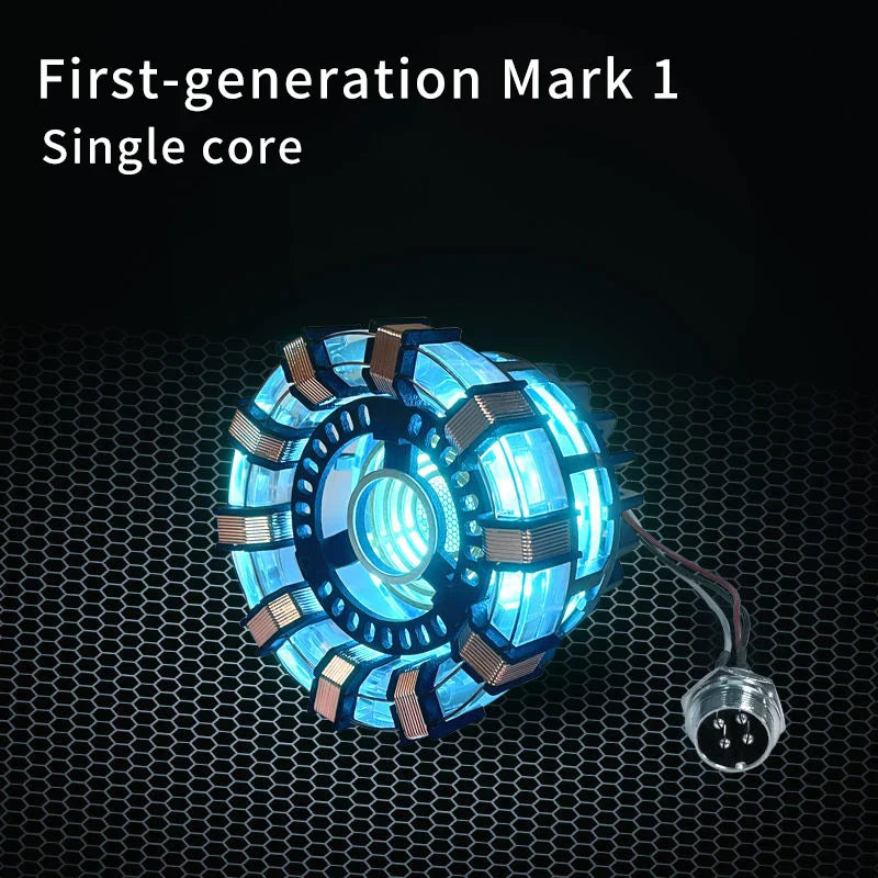 New Sale: Iron Man MK1 & MK2 Arc Reactors – Tony Stark's Mark Armor Heart with LED Lights, 1:1 Chest Lamp Toy Figure