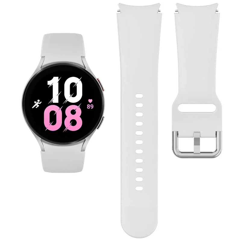 Silicone Replacement Strap for Samsung Galaxy Watch – Sport Bands for Watch 4, 5, 6, 7 (40-47mm)