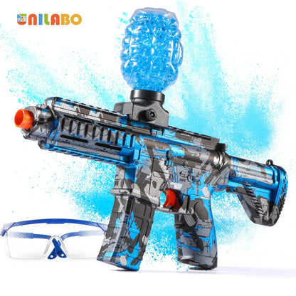 M416 Electric Ball Blaster Toy Gun – High-Speed Metallic Finish, Rechargeable, Halloween & Thanksgiving Gift (Bullets Not Included)