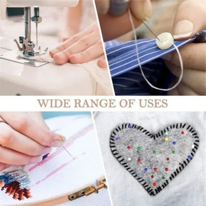 100-Color Sewing Thread Set - 250Yd Spools of Polyester Thread for Hand & Machine Sewing