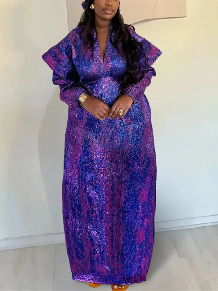 African Dresses for Women - Traditional Dashiki Ankara Gown, Abaya, Kaftan Maxi Long Dress