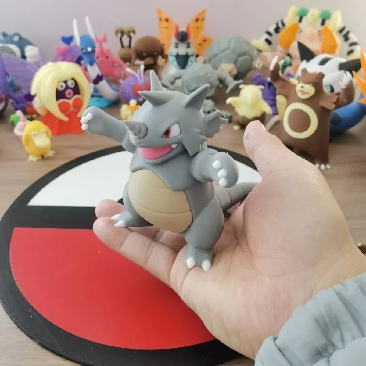 Pokemon 1:20 Scale Character Figures - DIY 3D Printed Kawaii Cartoon Models Kids Christmas Gift Toys