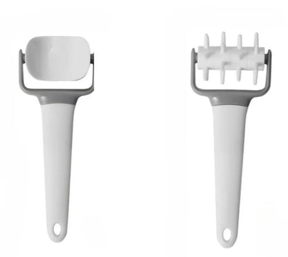 Multi-Functional Baking Tool Set – Dough Roller, Noodle Cutter & Needle Puncher Tools for Bread, Pastry & Kitchen Baking Use